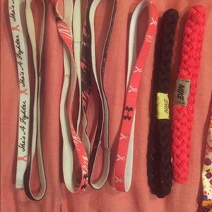Nike Accessories - Nike, under armor and Gaiam headbands Nike Accessories - Nike, under armor and Gaiam headbands